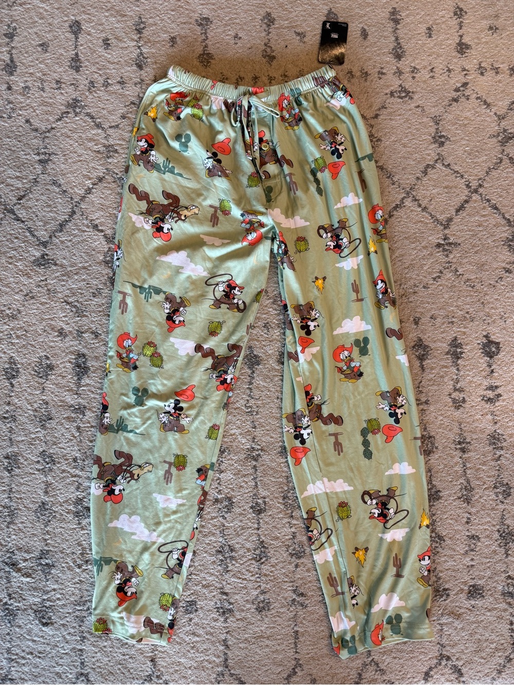 Men’s Pajama Pants Disney Mickey Western Print